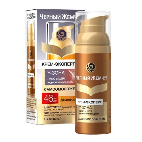 

Крем-эксперт для лица и шеи ЧЕРНЫЙ ЖЕМЧУГ САМООМОЛОЖЕНИЕ 46+ Лифтинг-эффект 50 мл