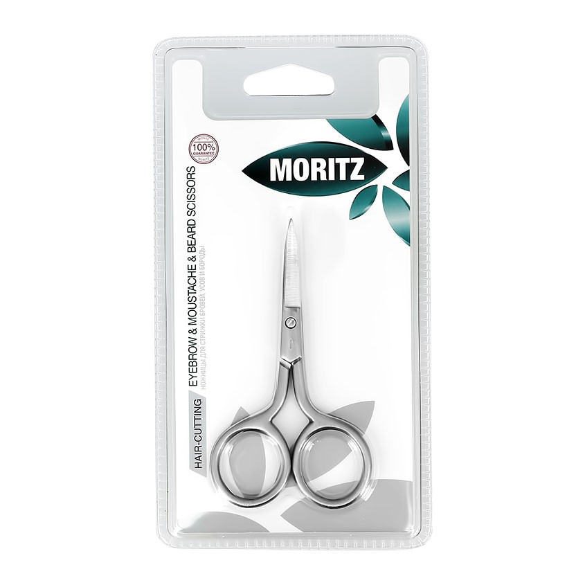 moritz ножницы для кутикулы moritz с тонкими изогнутыми лезвиями Ножницы для бровей, усов и бороды MORITZ 10 см