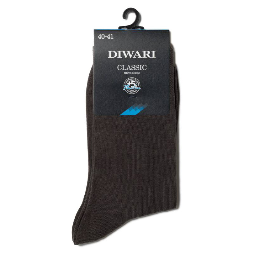 Носки мужские `DIWARI` DW CLASSIC темно-серый (42-43)
