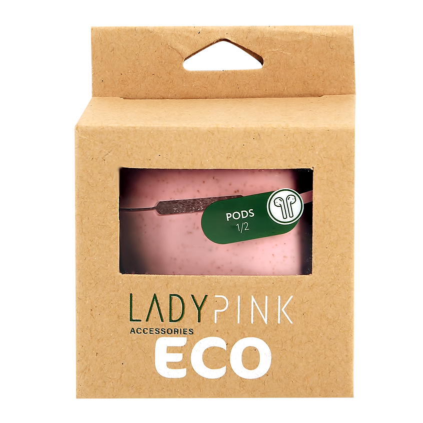Эко-чехол для наушников `LADY PINK`