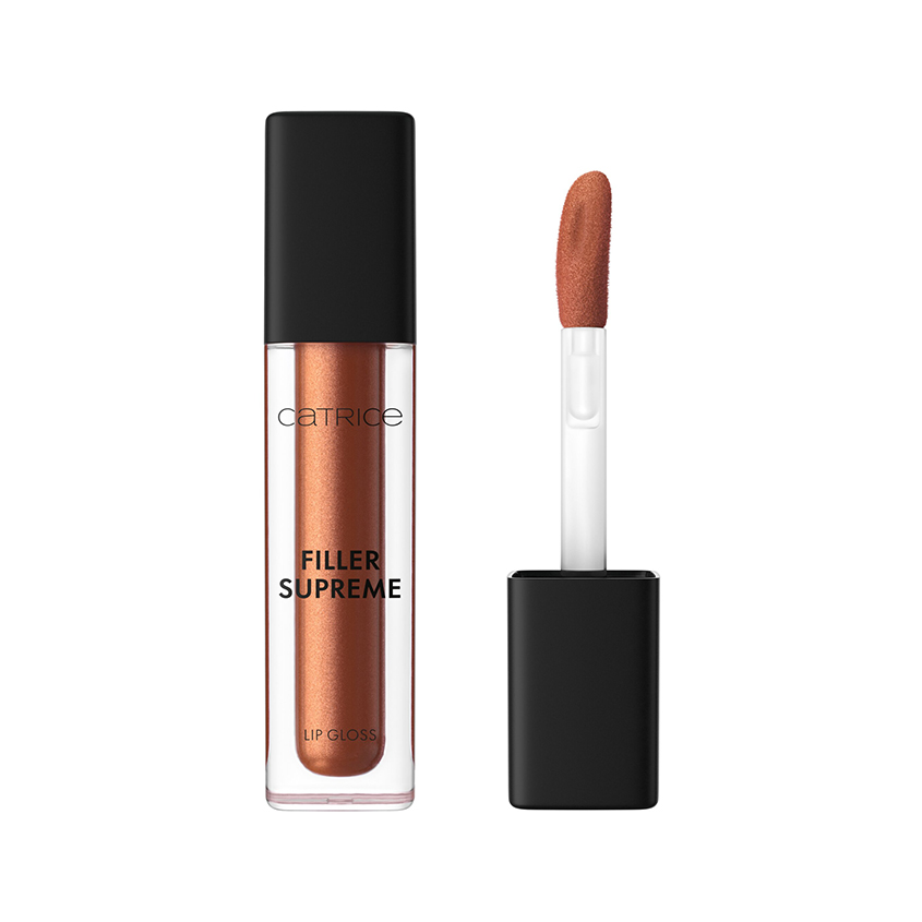 Блеск-плампер для губ CATRICE FILLER SUPREME с пептидами тон 070 Golden hour flex