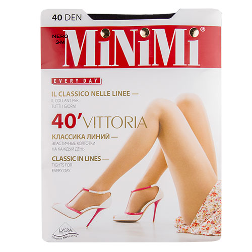 

Колготки женские MINIMI VITTORIA 40 den Nero р-р 3