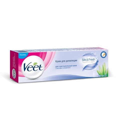 

Крем для депиляции VEET SILK & FRESH для чувствительной кожи 100 мл