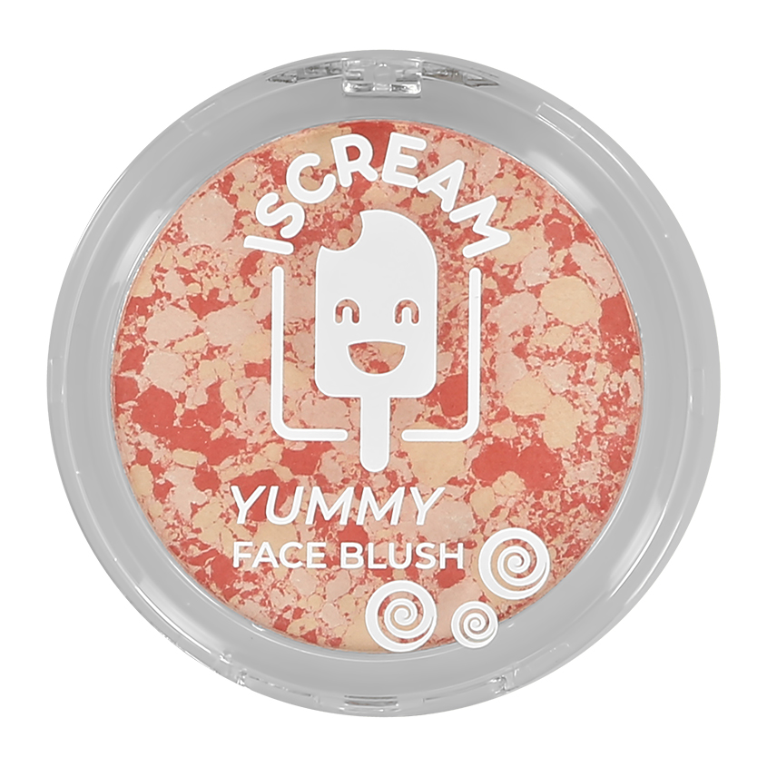 Румяна для лица `ISCREAM` YUMMY тон 02 fruit smoothie