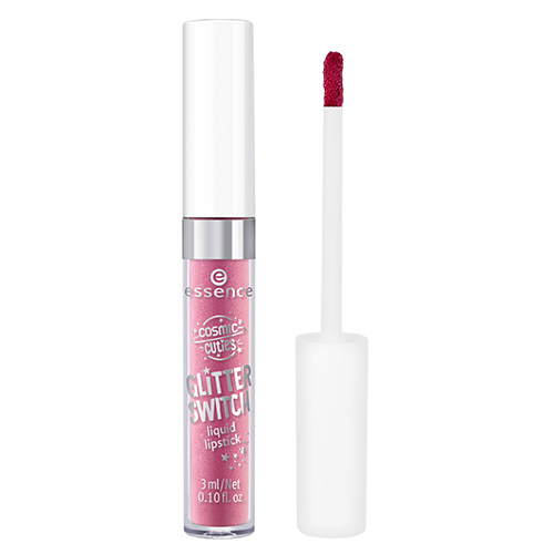 Помада для губ `ESSENCE` COSMIC CUTIES глиттерная тон 01