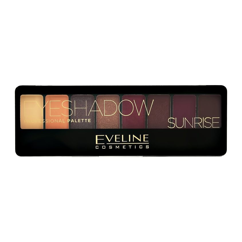 EVELINE Палетка теней для век EVELINE EYESHADOW PROFESSIONAL PALETTE тон 01 sunrise