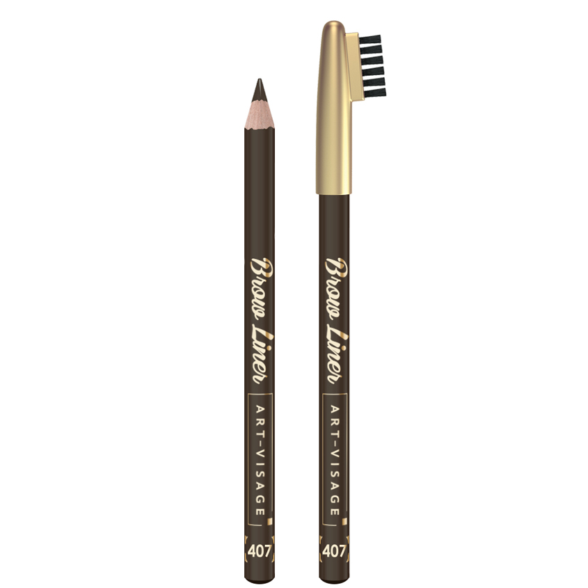 Карандаш для бровей ART-VISAGE EYEBROW PENCIL тон 407 art visage карандаш для бровей art visage eyebrow pencil тон 407