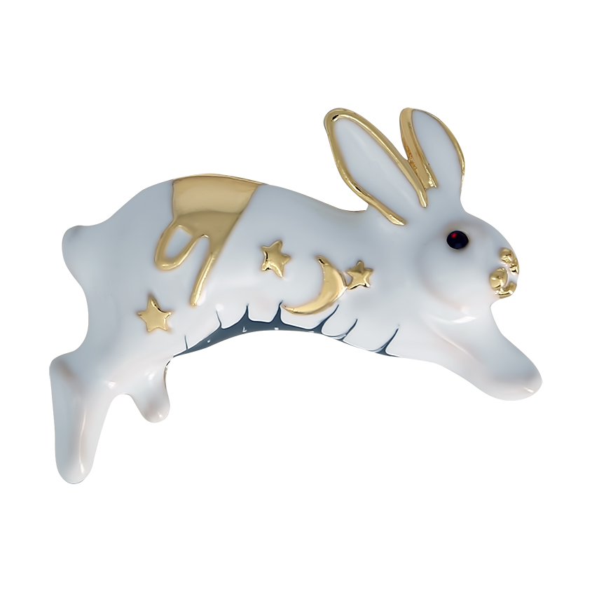 

Брошь LADY PINK FUNNY RABBITS