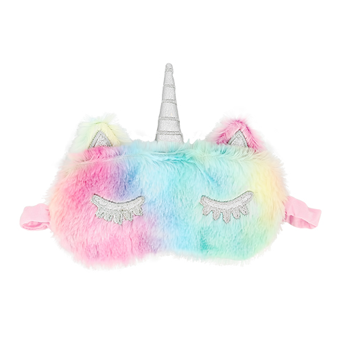Маска для сна MISS PINKY BASIC мягкая Единорог разноцветный