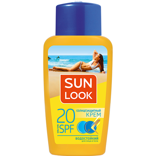 Крем для тела SUN LOOK солнцезащитный SPF-20 150 мл