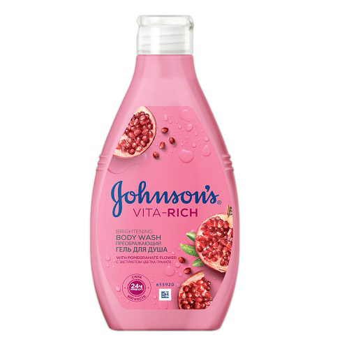 

Гель для душа JOHNSONS VITA-RICH преображающий с экстрактом цветка граната 250 мл