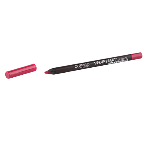 Карандаш для губ `CATRICE` VELVET MATT LIP PENCIL тон 040 Fly away pretty flamingo
