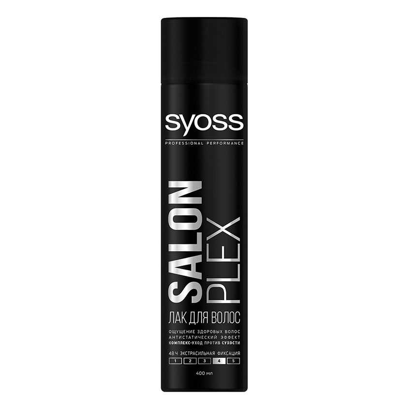 Лак для волос `SYOSS` SALONPLEX экстрасильной фиксации 400 мл