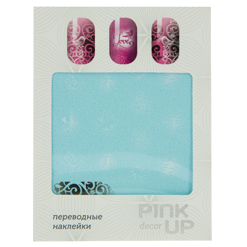 Наклейки для ногтей переводные PINK UP DECOR NAIL DESIGN тон 562