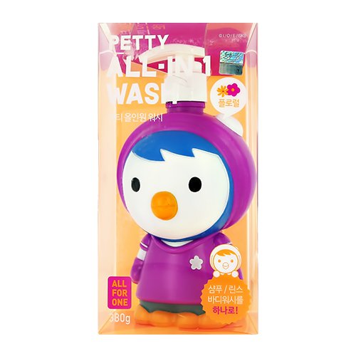 

Шампунь и гель для душа детский PORORO ALL-IN-1 с цветочным ароматом 380 г