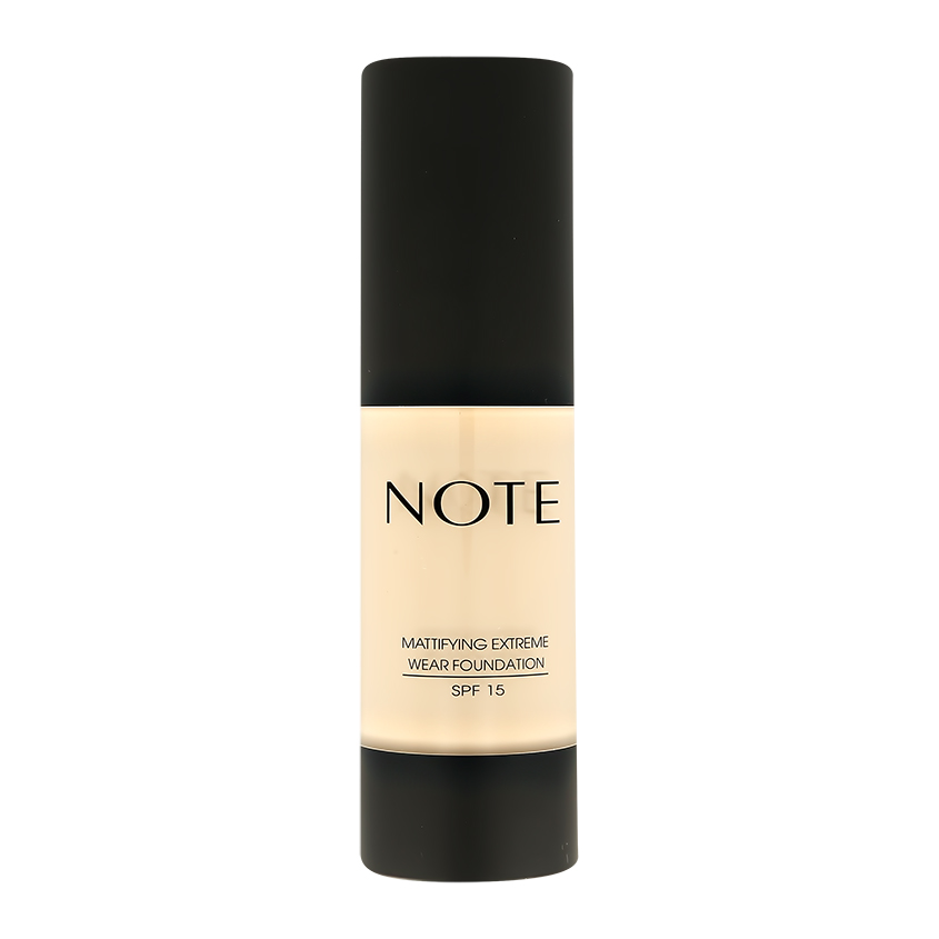 Основа тональная для лица NOTE MATTIFYING EXTREME WEAR FOUNDATION с мотирующим эффектом тон 125 - фото 1