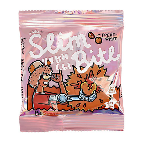 

Мармелад фруктово-ягодный TAKE A SLIM BITE Грейпфрут 20 г