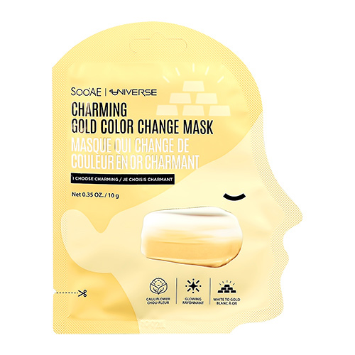 

Маска для лица SOOAE UNIVERSE глиняная с экстрактом золота матирующая 10 г