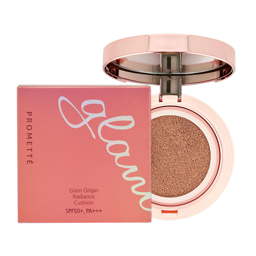 Основа-кушон тональная для лица PROMETTE GLAM ORIGIN RADIANCE CUSHION SPF 50+ тон 21 Основа-кушон тональная для лица PROMETTE GLAM ORIGIN RADIANCE CUSHION SPF 50+ тон 21 - фото 1