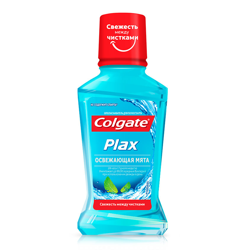 Ополаскиватель для полости рта COLGATE PLAX Освежающая мята 60 мл - фото 1