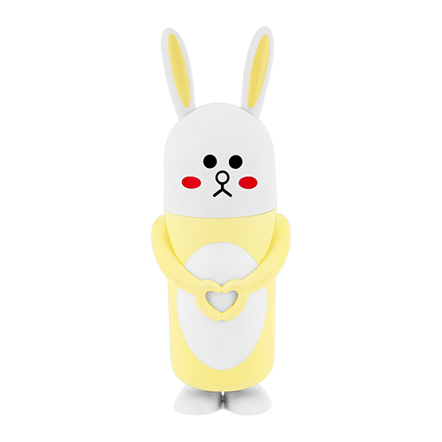 

Бутылка для воды FUN RABBIT yellow/pink 320 мл