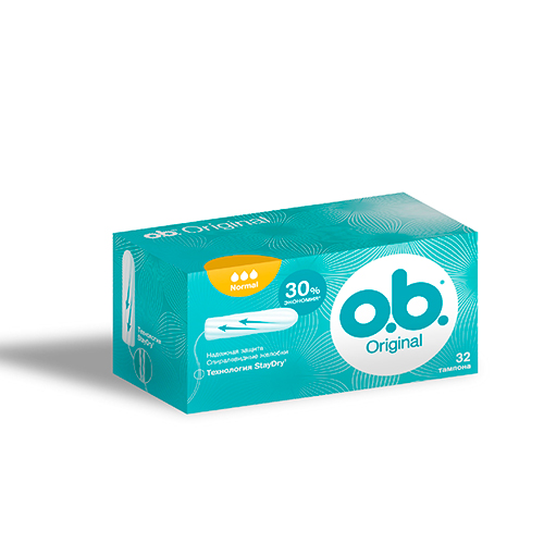 

Тампоны O.B. ORIGINAL Normal 32 шт