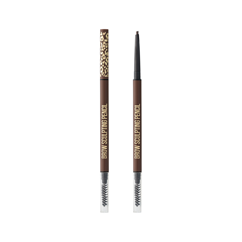 Карандаш для бровей STELLARY BROW SCULPTING PENCIL автоматический тон 04 Dark brown