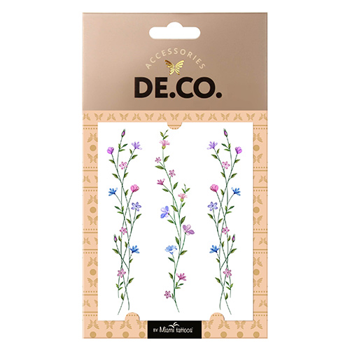 

Татуировка для тела DECO. WATERCOLOR STORY by Miami tattoos переводная Tracery
