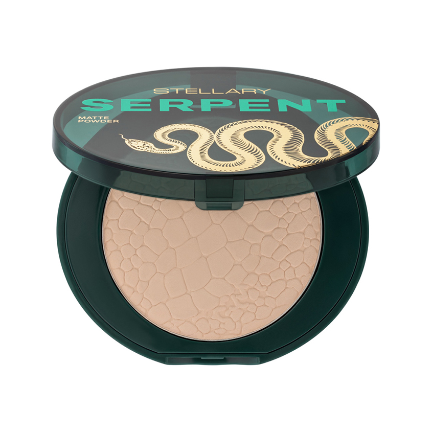 Пудра для лица STELLARY SERPENT компактная тон 01 Beige naga