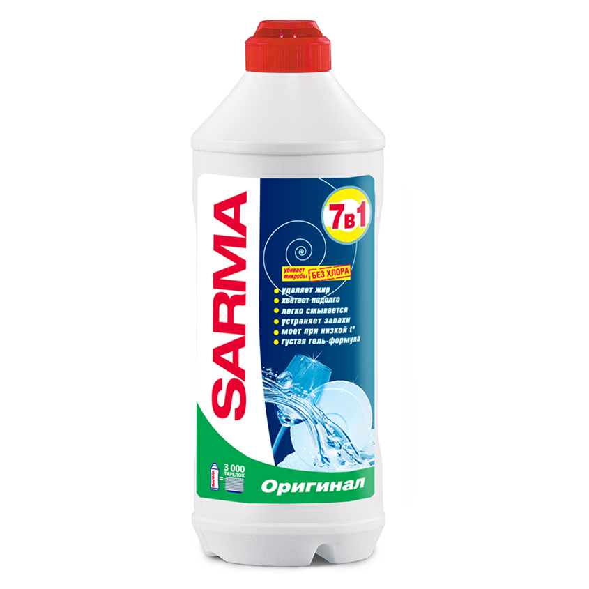 sarma средство чистящее sarma универсальное 500 мл SARMA Средство для мытья посуды SARMA original 500 мл