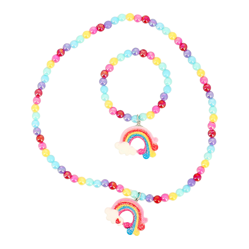 

Набор бижутерии MISS PINKY бусы, браслет