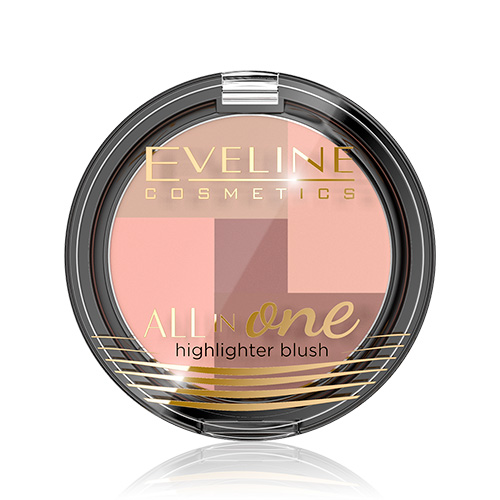 

Румяна для лица EVELINE ALL IN ONE тон 01 мозаика
