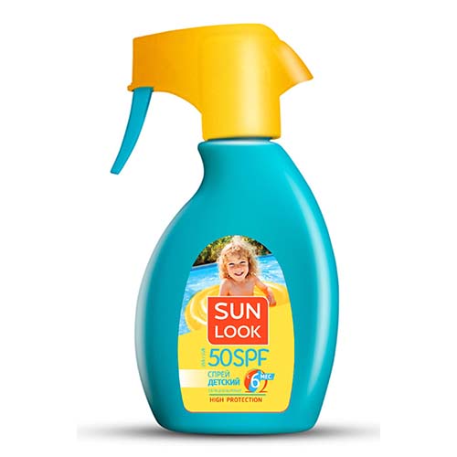 Спрей детский SUN LOOK солнцезащитный SPF-50 200 мл