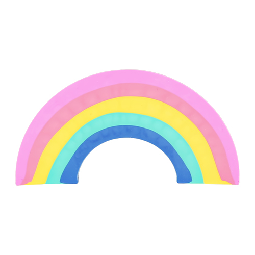 Ластик FUN LAMA COLLECTION Rainbow