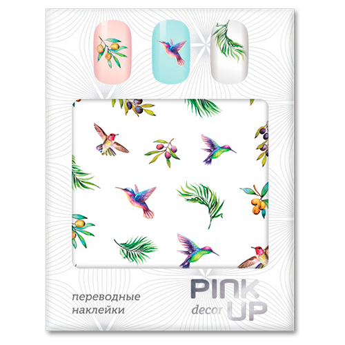 

Наклейки для ногтей переводные PINK UP DECOR BIRDS тон 582