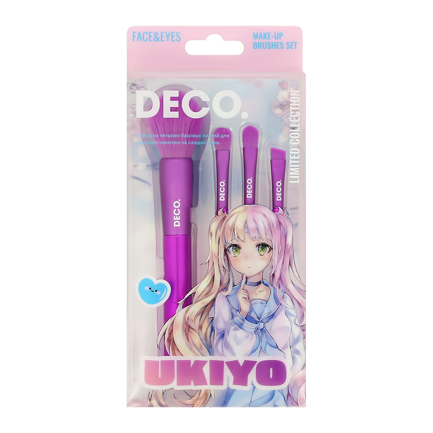 DECO. Набор кистей для макияжа лица DECO. UKIYO набор кистей deco набор кистей для макияжа