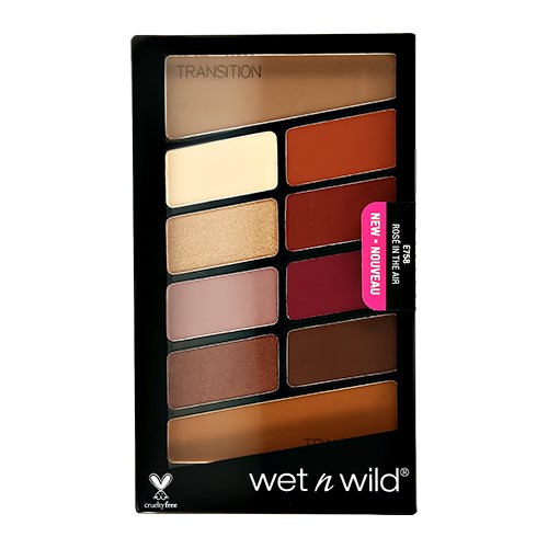 Палетка теней для век `WET N WILD` COLOR ICON тон E758 ros in the air (10 оттенков)