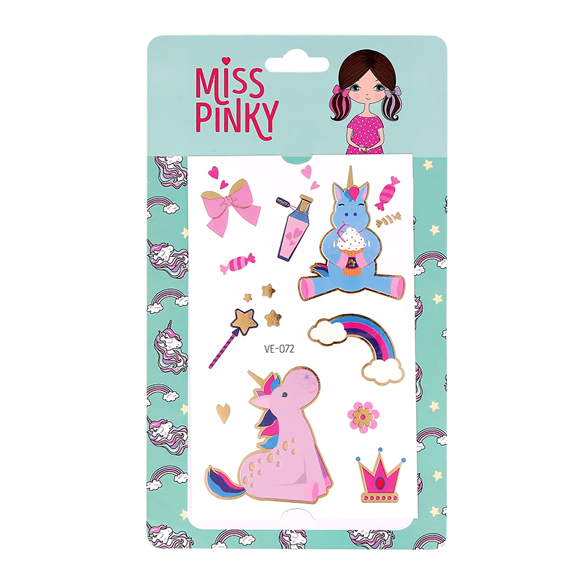 Татуировки переводные MISS PINKY 12 x 7,5 см