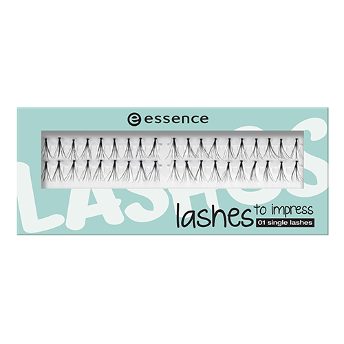 Накладные ресницы ESSENCE LASHES TO IMPRESS 01 single lashes - фото 1