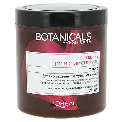

Маска для волос LOREAL BOTANICALS FRESH CARE ГЕРАНЬ для окрашенных и тусклых волос 200 мл