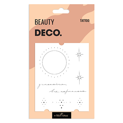

Татуировка для тела DECO. REAL TATTOO by Miami tattoos переводная Solar signs