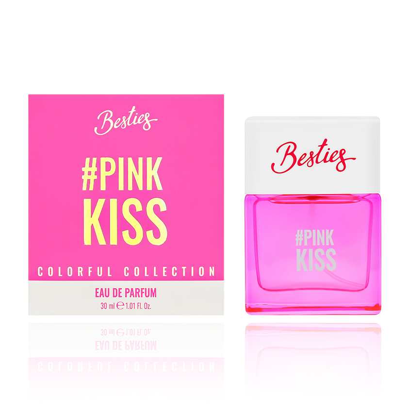 Парфюмерная вода BESTIES COLORFUL pink kiss жен. 30 мл besties парфюмерная вода besties colorful pink kiss жен 30 мл