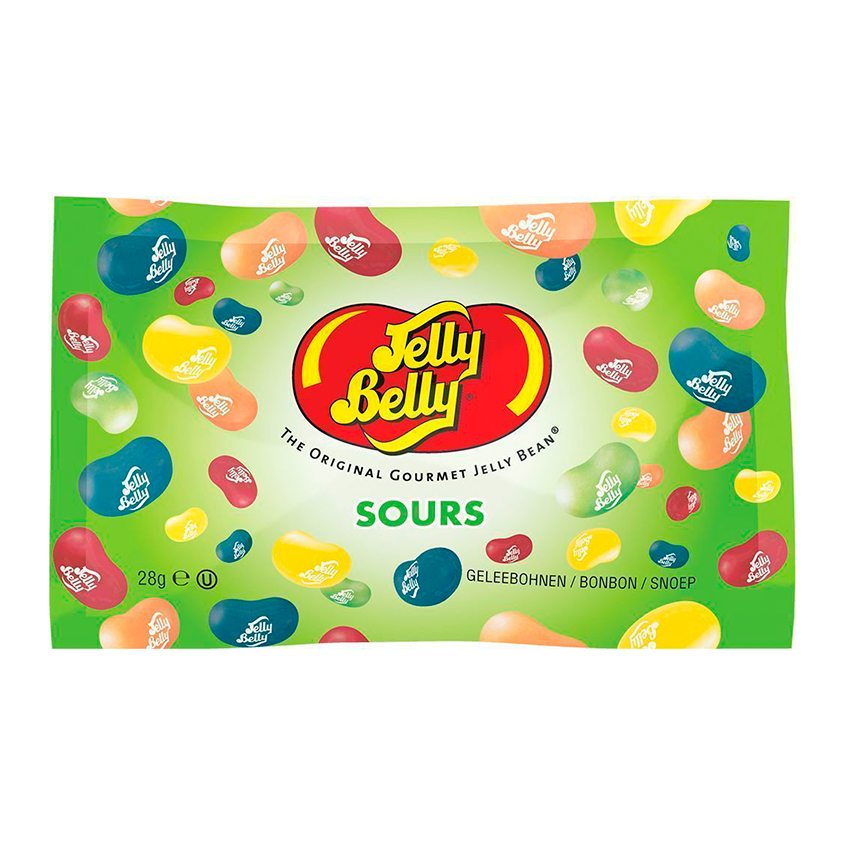 

Драже жевательное JELLY BELLY ассорти кислые фрукты, 5 вкусов 28 г