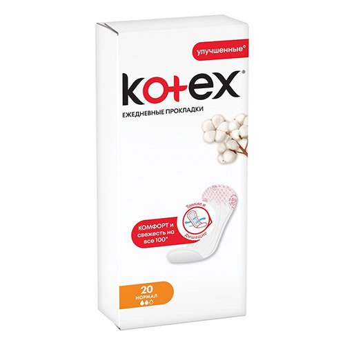 Прокладки ежедневные KOTEX Нормал 20 шт