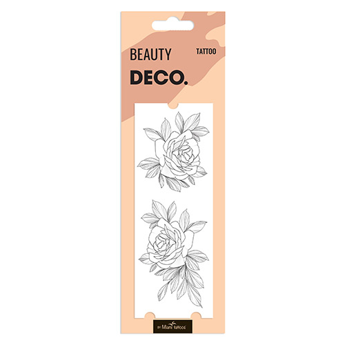 

Татуировка для тела DECO. REAL TATTOO by Miami tattoos переводная Graphite rose