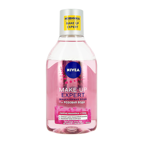 

Мицеллярная вода NIVEA MAKE-UP EXPERT + розовая вода 400 мл