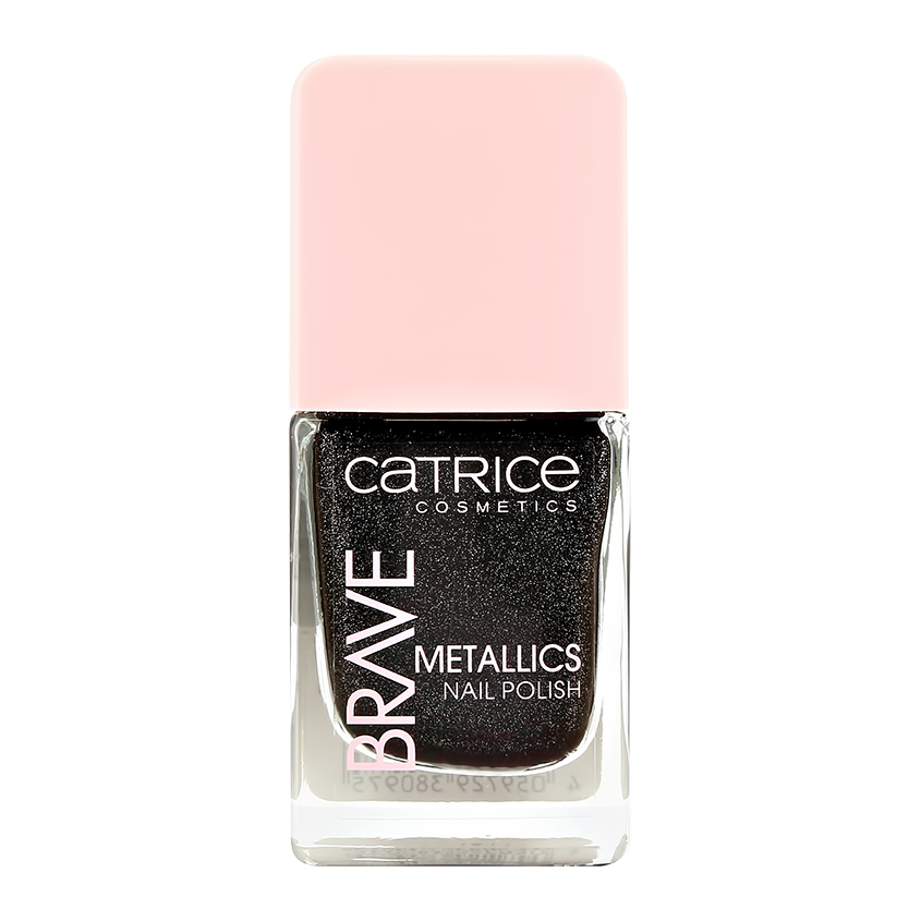 CATRICE Лак для ногтей CATRICE BRAVE METALLICS NAIL POLISH тон 01 черный 10,5 мл catrice лак для ногтей catrice artful nail polish liner с тонкой кисточкой тон 020 бронзовый 10 5 мл