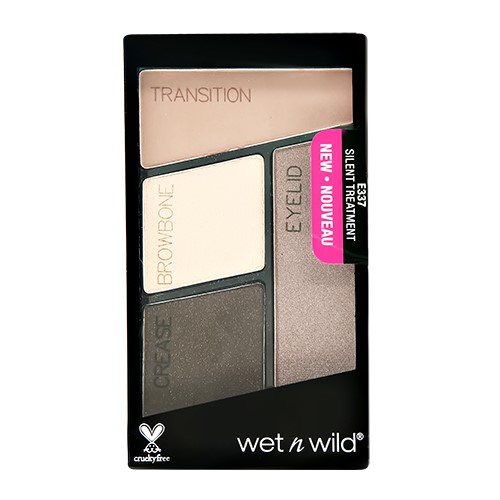 Палетка теней для век `WET N WILD` COLOR ICON тон E337 silent treatment (4 оттенка)