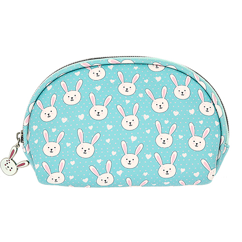 

Косметичка MISS PINKY CUTE RABBITS овальная бирюзовая