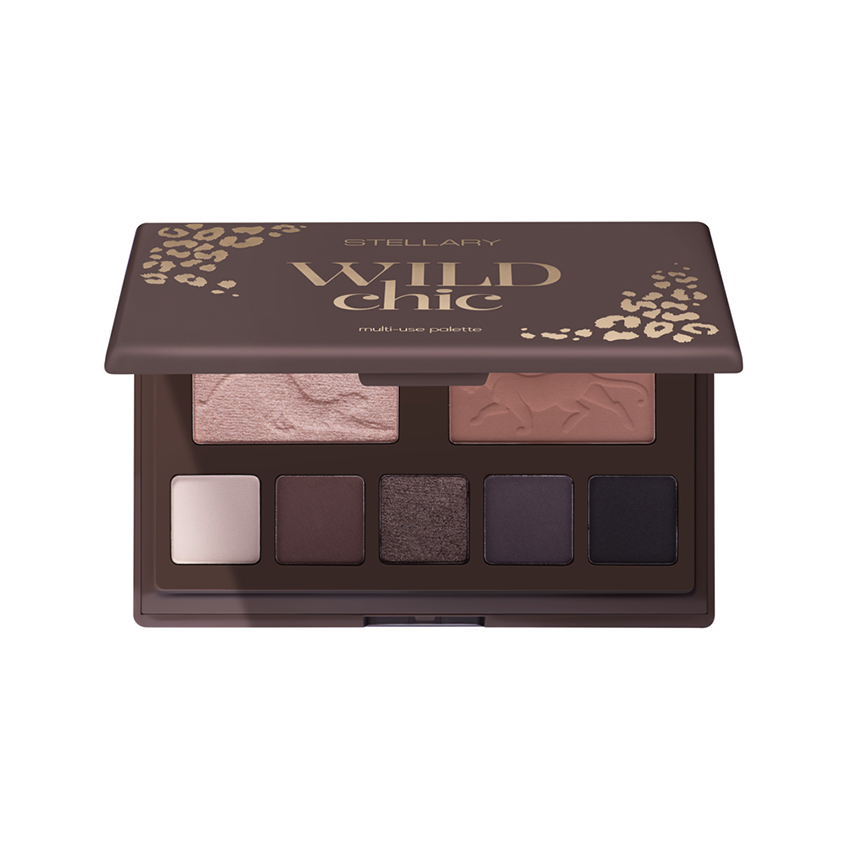 Палетка для лица и глаз STELLARY WILD CHIC мультифункциональная тон 01